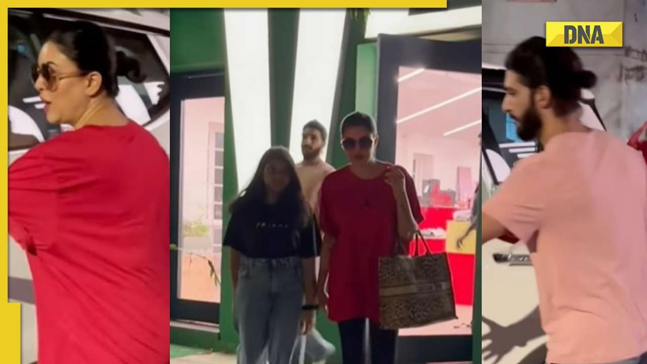 Sushmita Sen spotted with ex-beau Rohman Shawl in viral video; netizens ask 'iska Lalit Modi se breakup ho gaya kya'