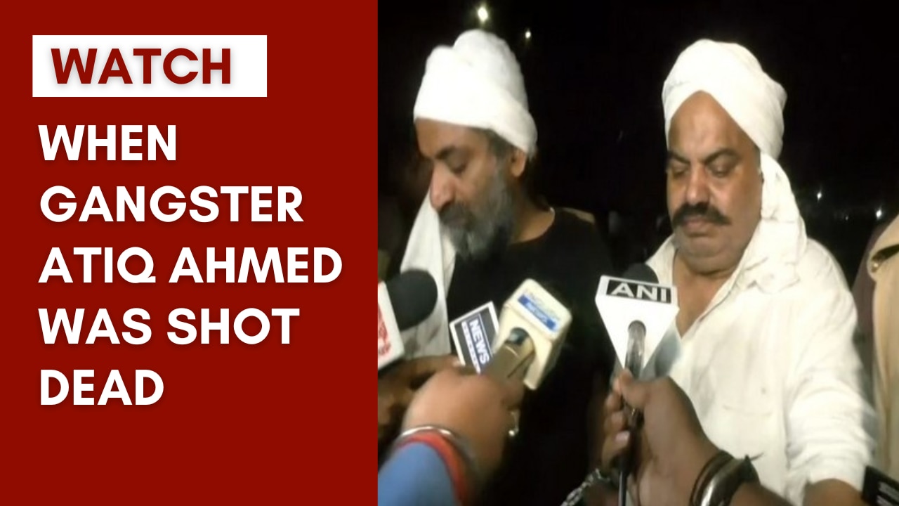 Video: Moment When Gangster Atiq Ahmed Was Shot Dead From Close Range; 3 Attackers Arrested