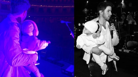 Nick Jonas daughter Malti joins him on stage