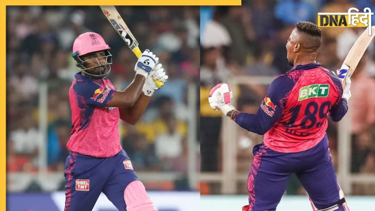 GT vs RR: Sanju Samson के 6 छक्कों ने बदला मैच का रुख, फिर Shimron Hetmyer ने मचाया गर्दा