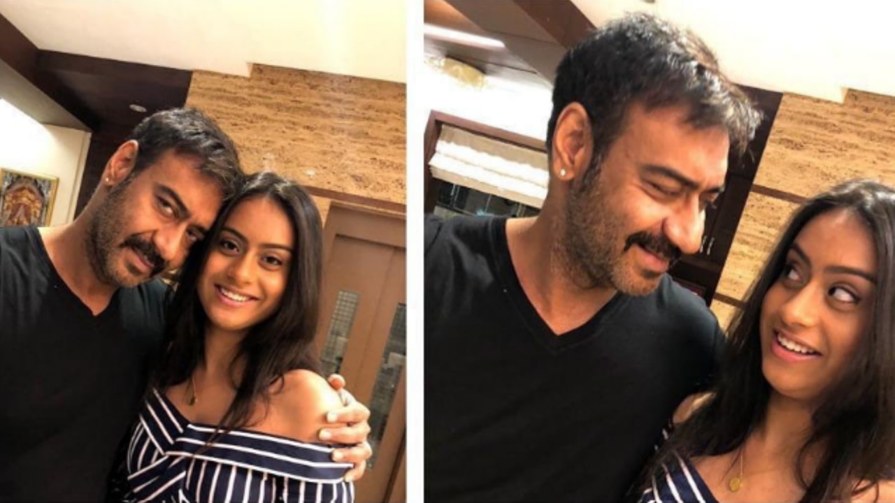 Ajay Devgn shared photos with daughter Nysa Devgan