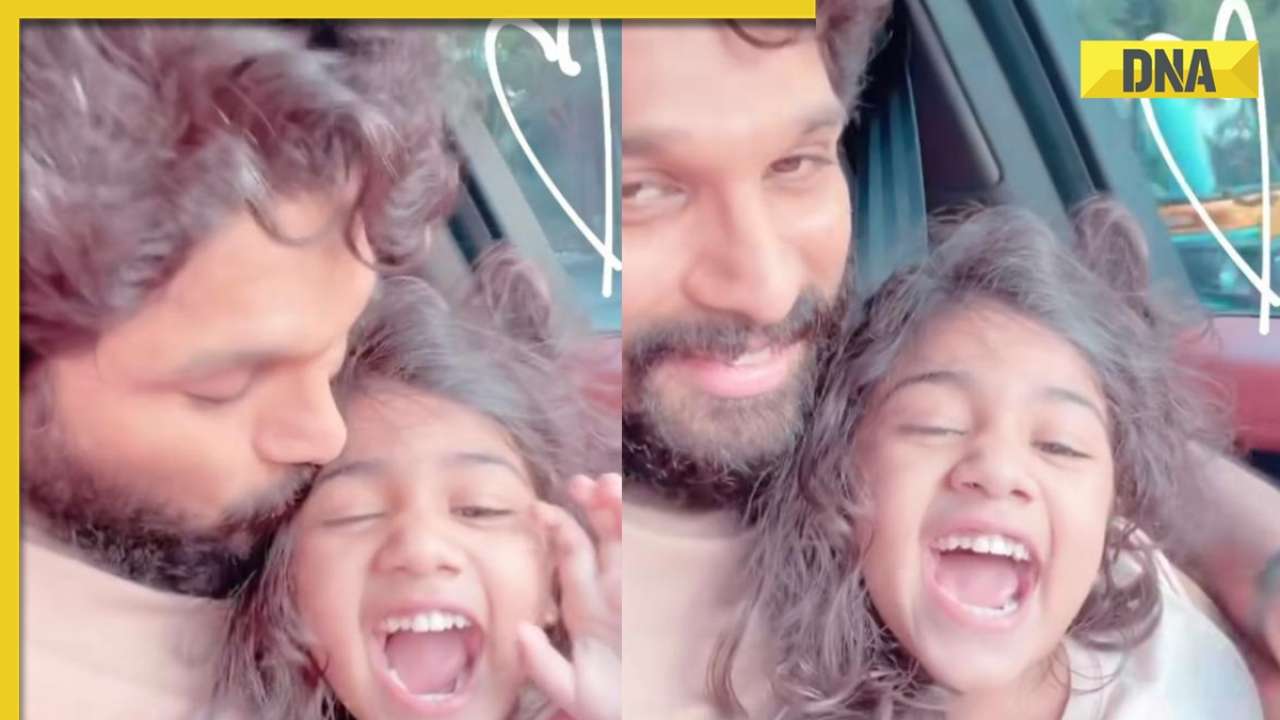 Watch: Allu Arjun shares adorable video with daughter Allu Arha, fans say ‘cuteness overloaded’