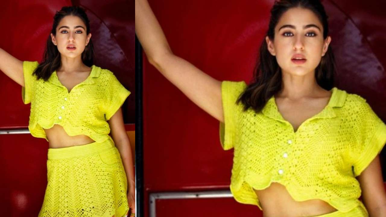 Sara Ali Khan poses in BEST bus