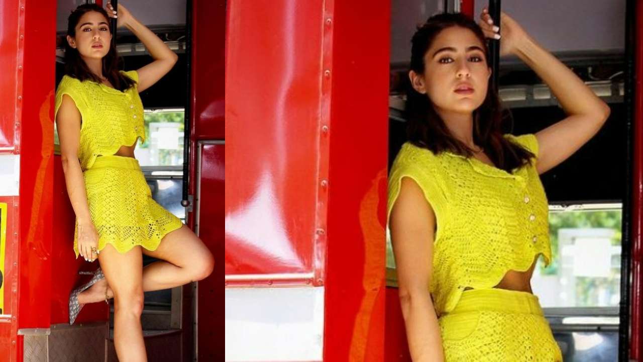 Sara Ali Khan's stunning yellow co-ord set