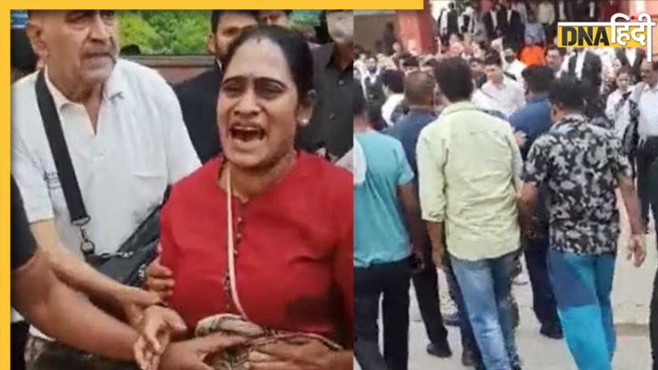 Delhi की साकेत कोर्ट में महिला पर दिनदहाड़े बरसाई गोलियां, हमलावर वकील फरार