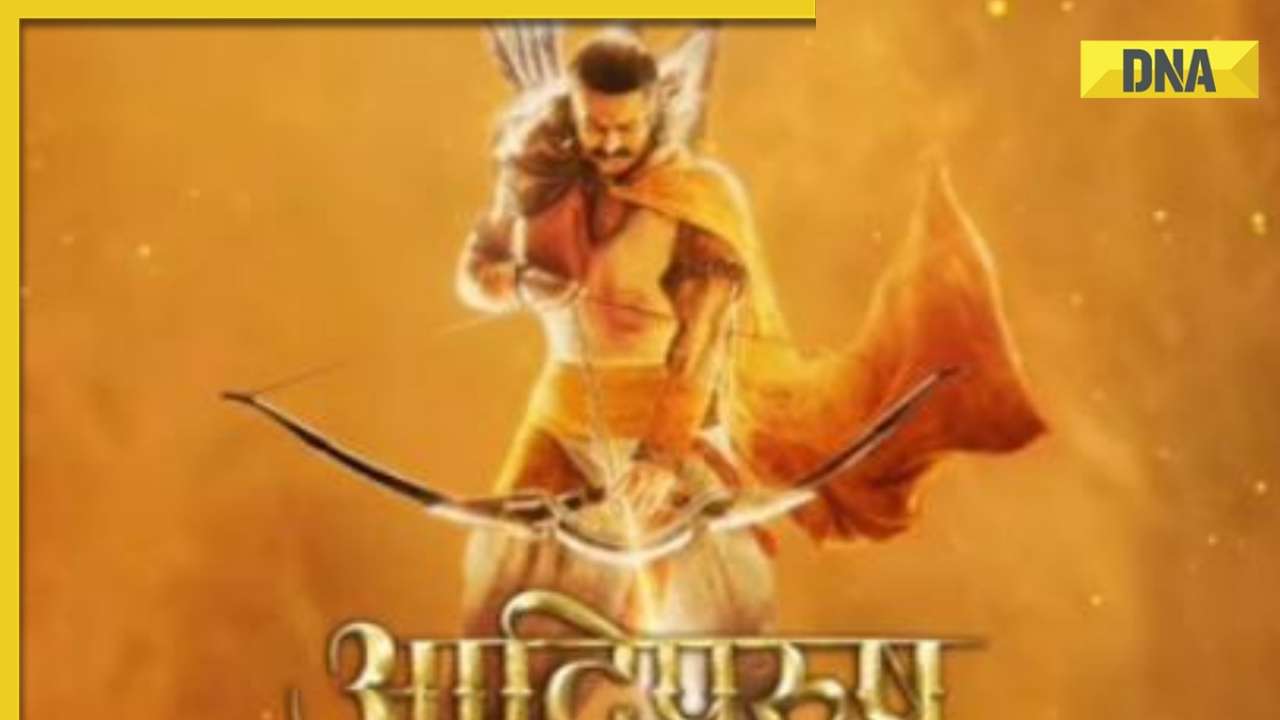 Adipurush motion poster features Prabhas in Lord Ram's warrior avatar, fans in awe of 'goosebumps inducing' soundtrack