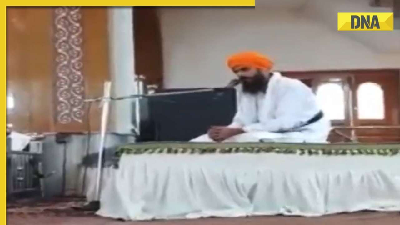 Watch: amritpal singh preaches at rodewal gurudwara in punjab's moga before arrest
