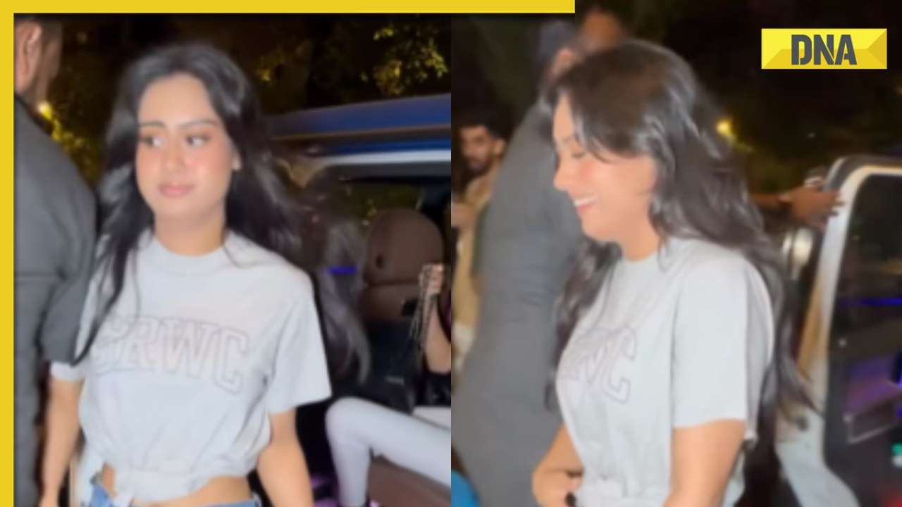 Watch: Nysa Devgan bumps into security guard, narrowly escapes embarrassing moment; netizens say 'poor girl' 