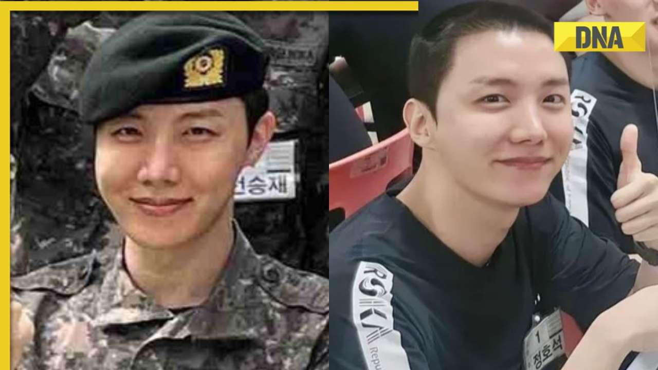 BTS: J-Hope smiles, makes heart gesture in military uniform