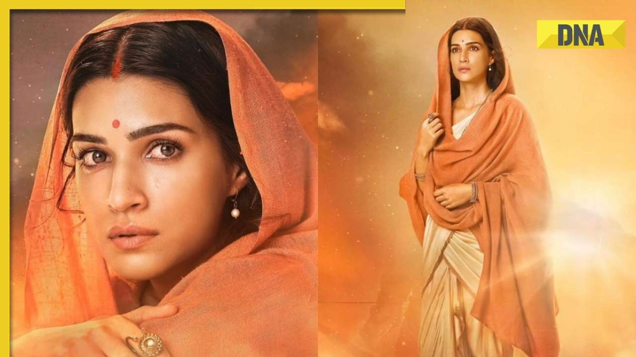 Adipurush: Kriti Sanon shares new motion poster of herself as teary-eyed Janaki, fans say 'you look perfect'