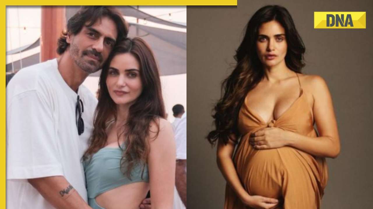 Arjun Rampal's girlfriend Gabriella Demetriades announces second pregnancy, shares photos from maternity photoshoot