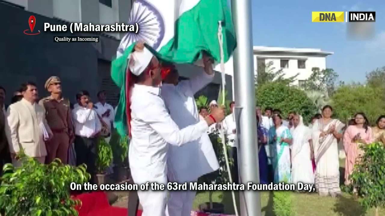 NCP leader Ajit Pawar hoists National flag in Pune’s Baramati