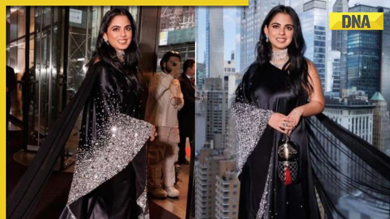 Isha Ambani turns heads in black saree gown at Met Gala 2023, check out ...