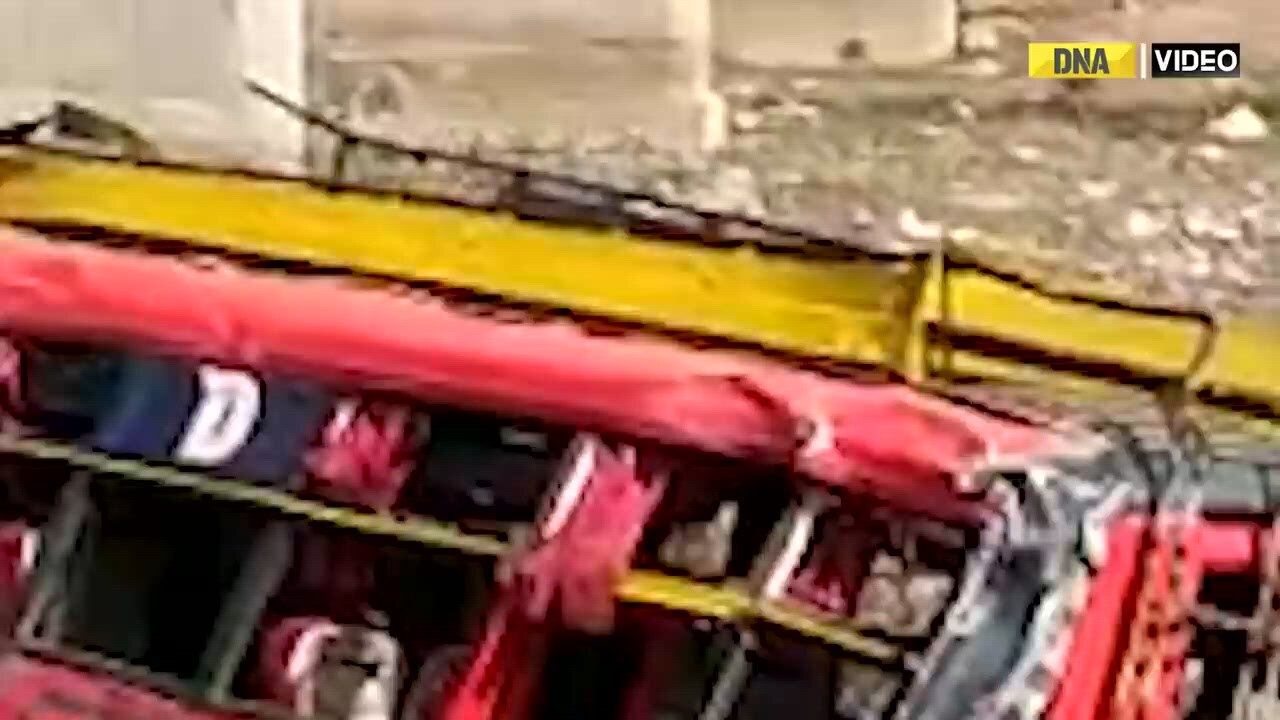 15 Killed Several Injured As Indore Bound Bus Falls Off Bridge In Mp S Khargone