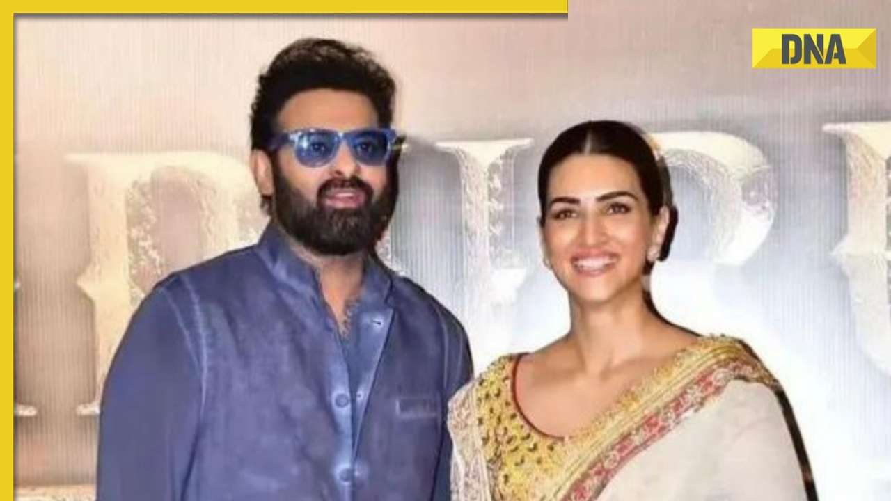 Kriti Sanon praises Prabhas, calls him ‘as simple as Prabhu Ram’ at Adipurush trailer launch 