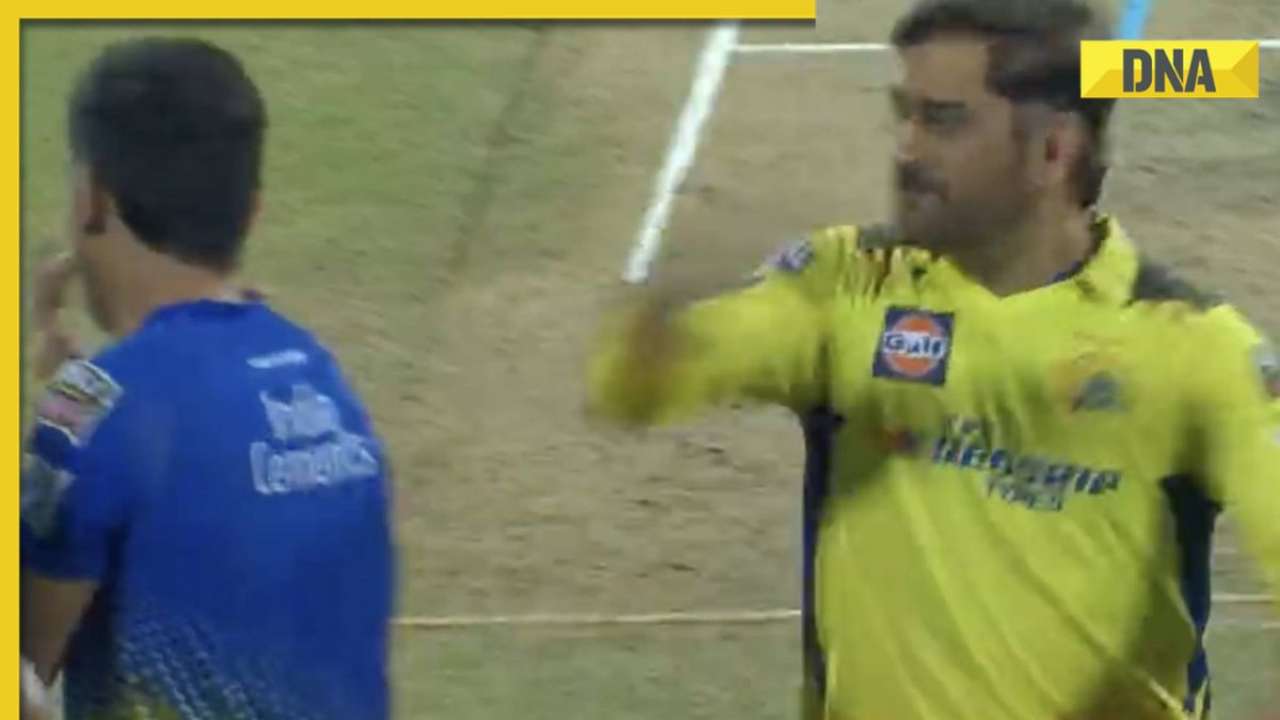 Watch: MS Dhoni almost slaps Deepak Chahar ahead of CSK vs DC clash, video goes viral