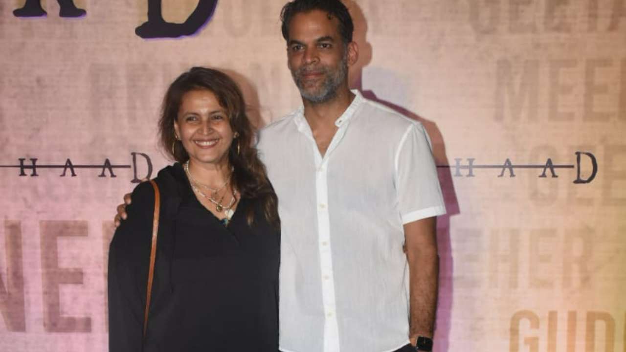 Vikramaditya Motwane and wife Ishika Mohan Motwane