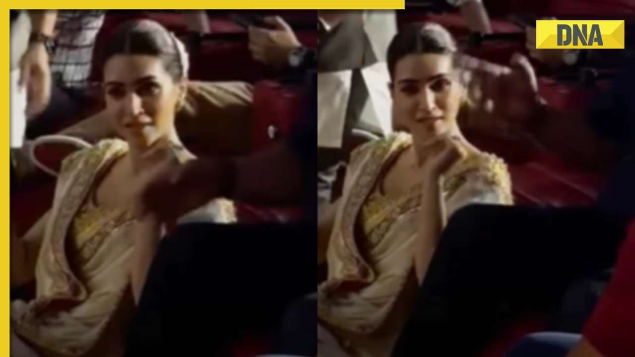 Kriti Sanon sits on floor at Adipurush trailer launch, video goes viral