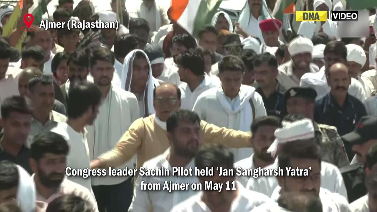 Rajasthan Sachin Pilot Holds ‘jan Sangharsh Yatra From Ajmer 4511