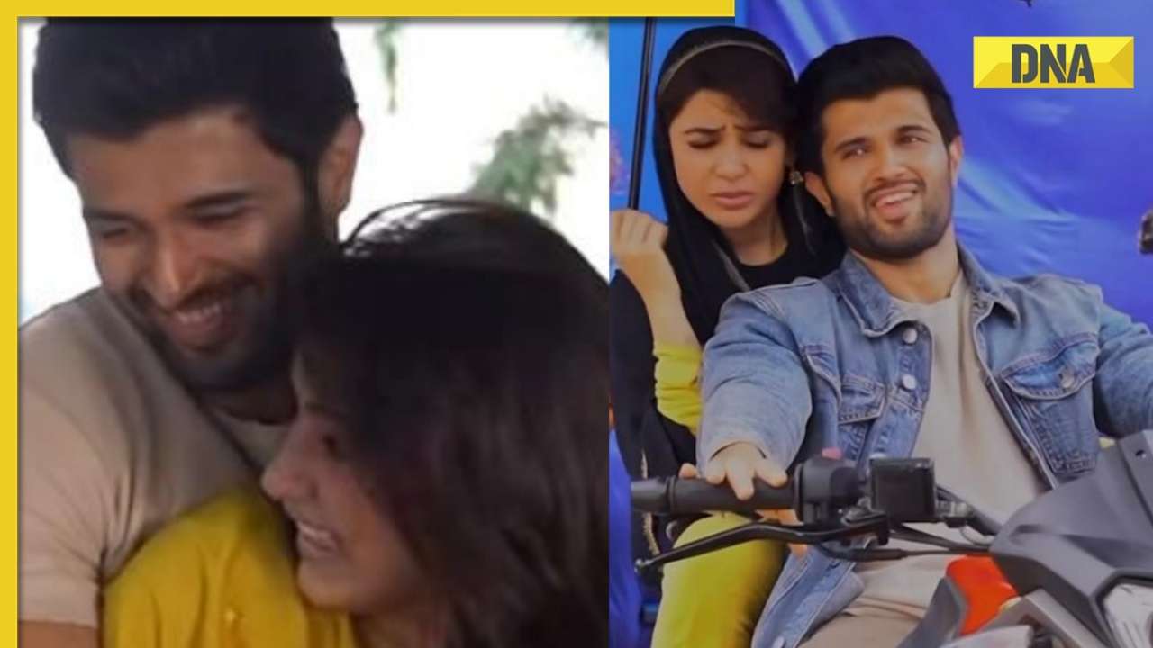 Vijay Deverakonda drops romantic BTS video with Samantha Ruth Prabhu from Kushi sets, fans say ‘rab ne bana di jodi'