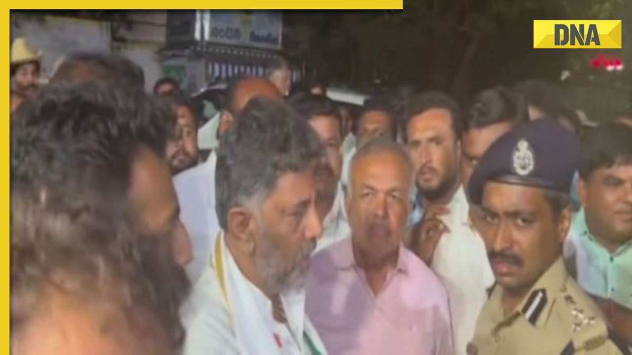 Karnataka Elections: DK Shivakumar stages protest after BJP's slim victory in Jayanagar, alleges govt machinery misuse