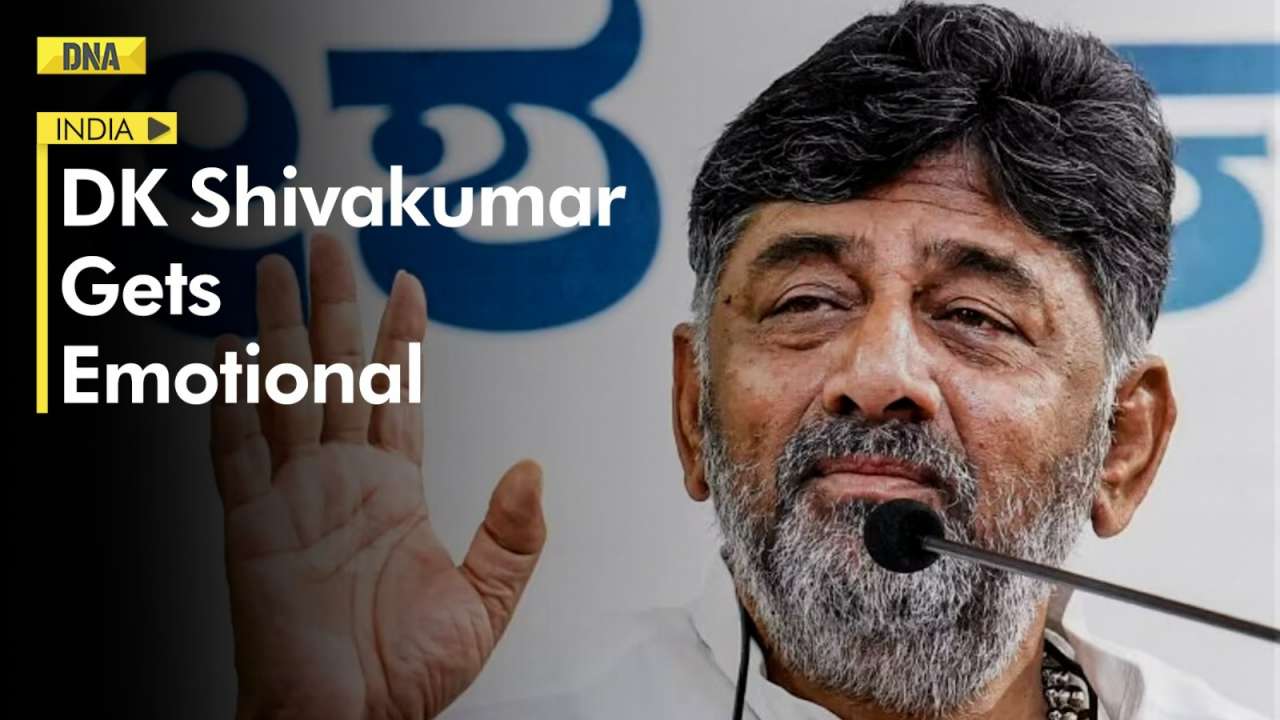 DK Shivakumar Gets Emotional As Race For Karnataka CM Chair Gets Tighter