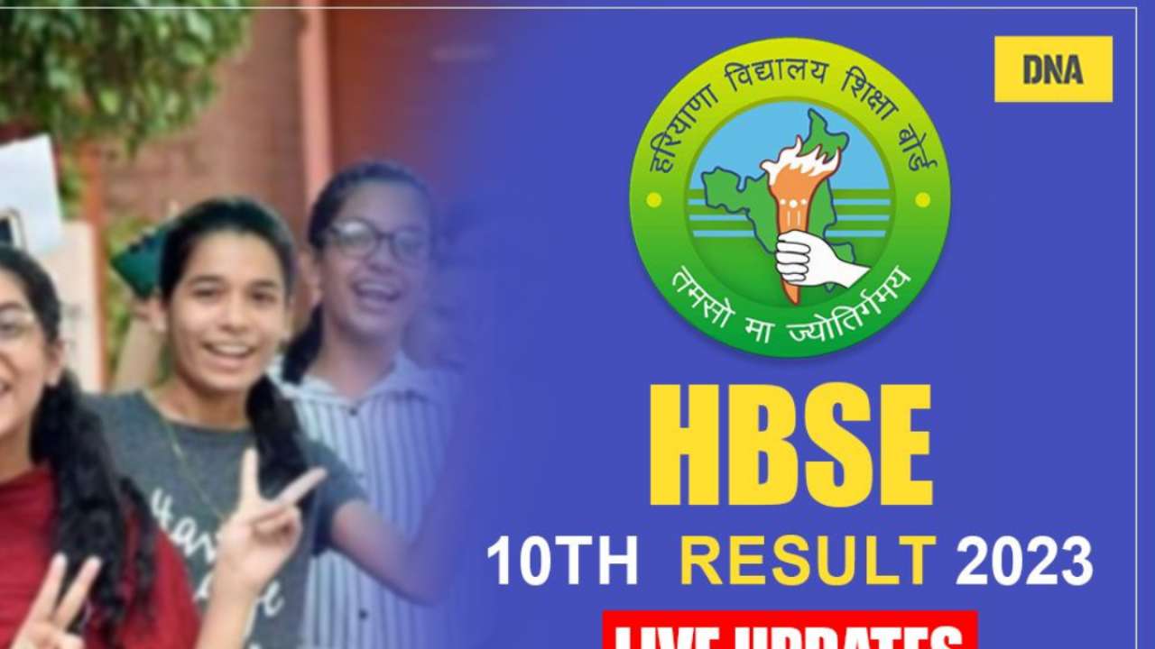 HBSE 10th Result 2023 Live Updates: Haryana Board Class 10 Result ...