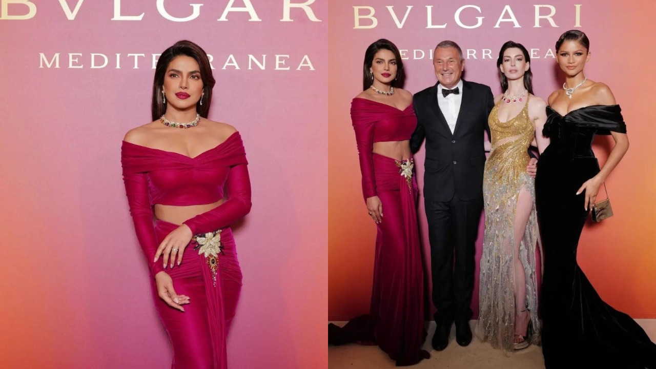 Priyanka Chopra with Bulgari's other global ambassador