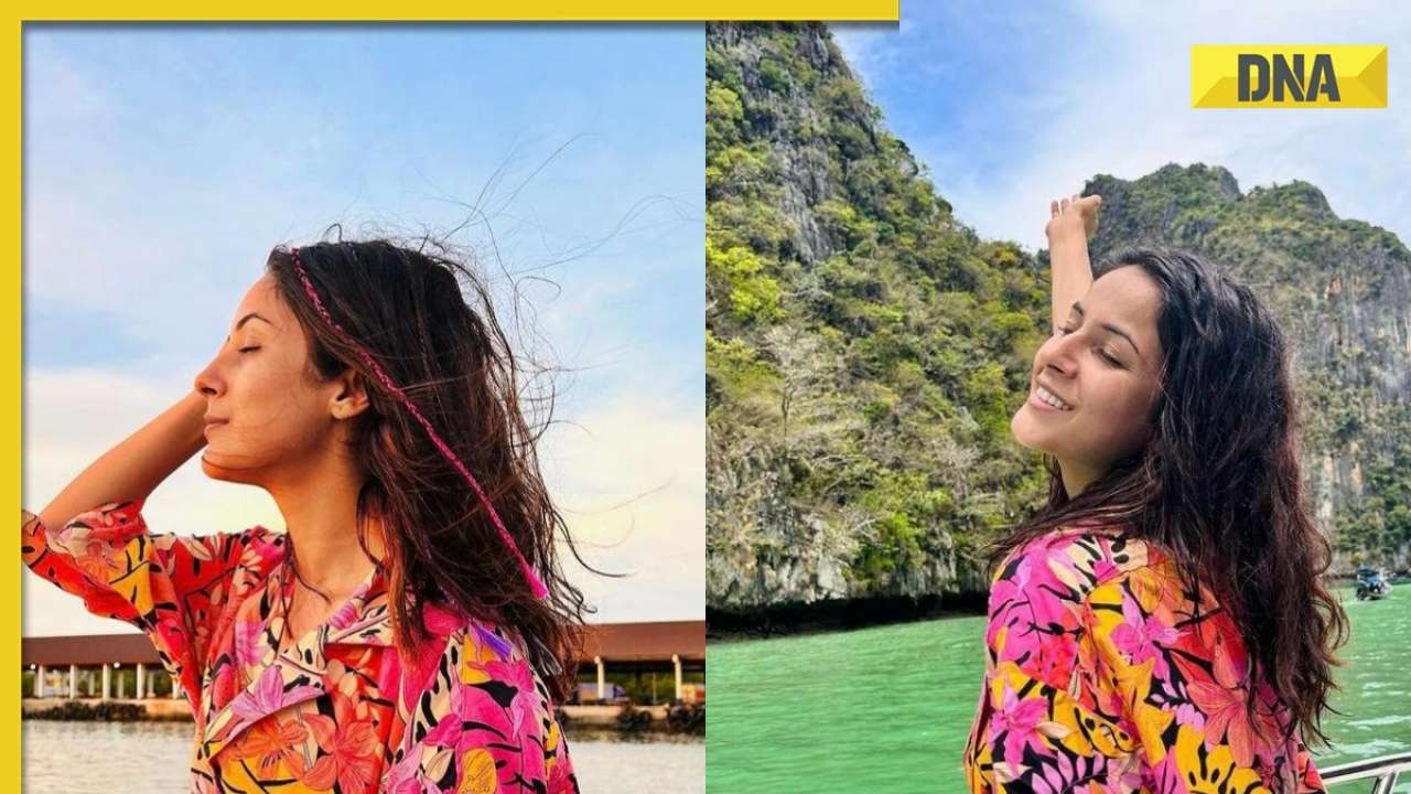 Shehnaaz Gill feels 'tiny, humble', flaunts her colourful braids as she  enjoys boat ride at Phi Phi Island in Phuket