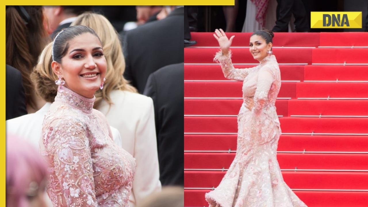 Sapna Choudhary makes glittering debut on Cannes red carpet, says she's ...