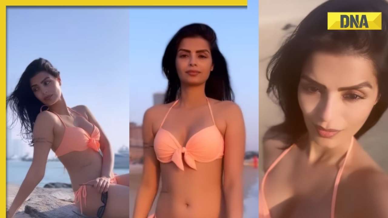 1280px x 720px - Viral video: Bigg Boss star Sonali Raut sets internet on fire wearing sexy  peach bikini, watch