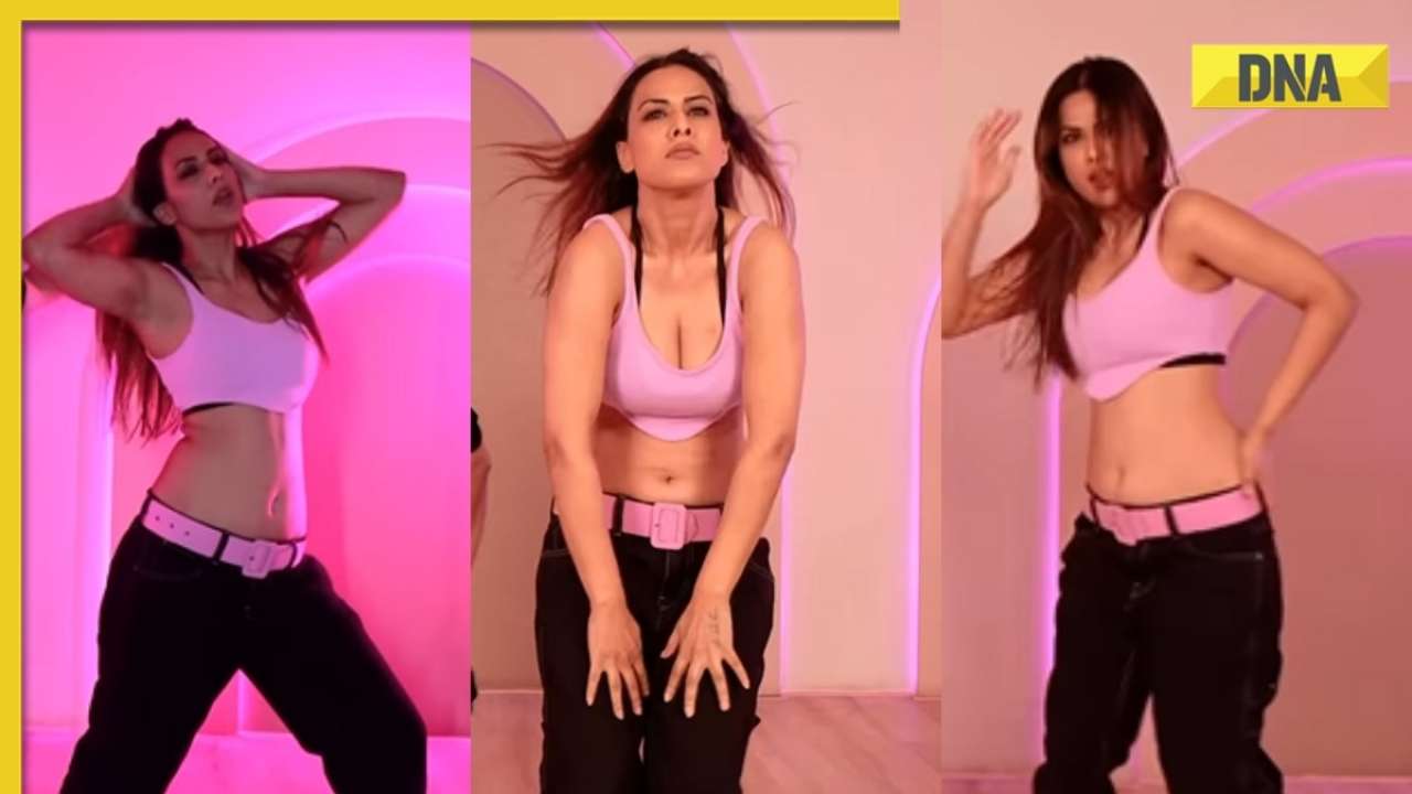Viral video: Nia Sharma's sexy dance in pink sports bra, low-waist pants on Raat Ka Nasha sets internet on fire, watch