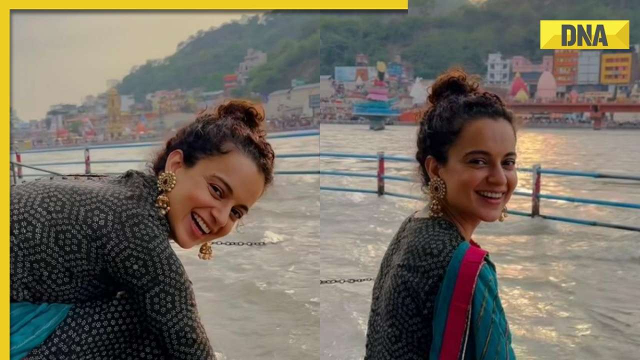 Kangana Ranaut shares glimpse of her evening in Haridwar, fans say ‘queen slaying’