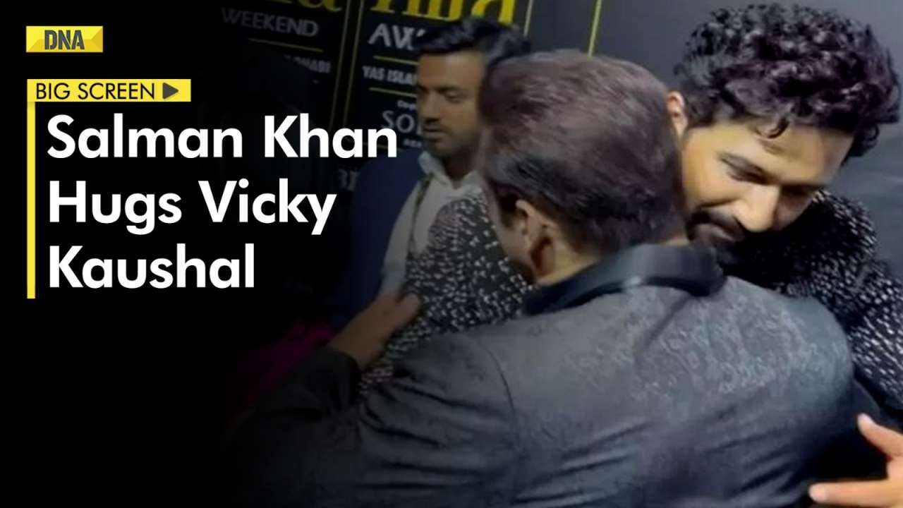 Vicky Kaushal Gets A Hug From Salman Khan After Getting Bulldozed By