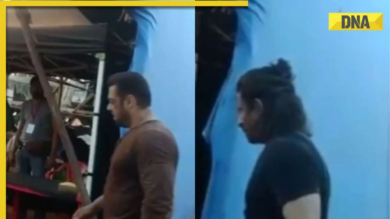 Salman Khan Bf Xx Video - Watch: Salman Khan, Shah Rukh Khan walk into Madh Island set of Tiger 3,  leaked video goes viral