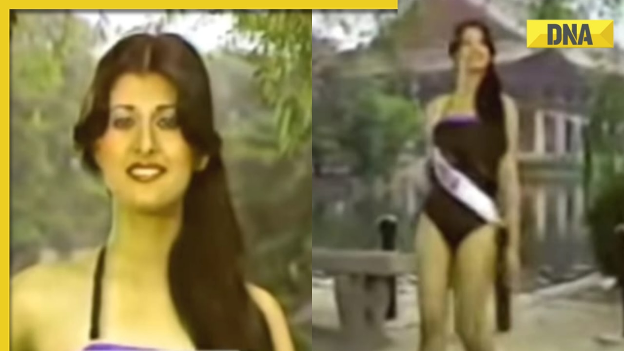 Sangeeta Bijlani Chudai Video - Sangeeta Bijlani stuns in sexy black monokini in viral video from Miss  Universe 1980, fans say 'Salman was a lucky man'