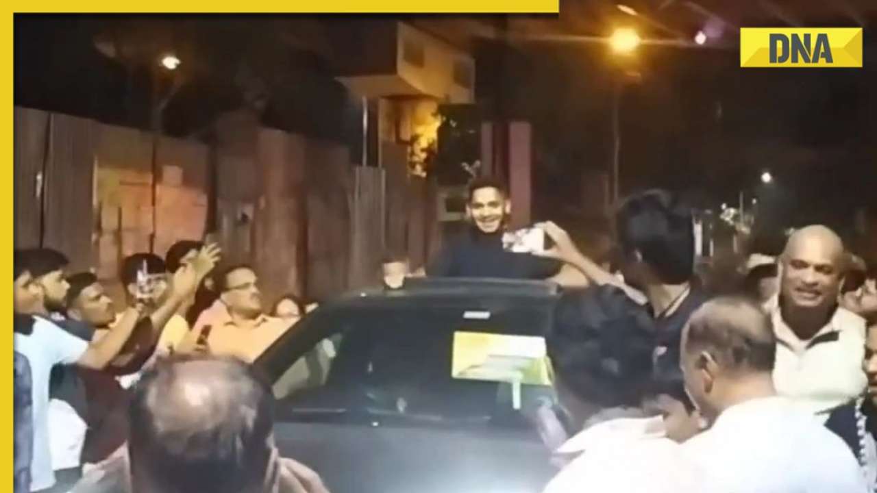 Watch: CSK's star pacer Tushar Deshpande receives rousing welcome at home following IPL 2023 triumph 