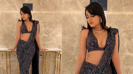 Sonal Chauhan giving Desi vibes in sarees