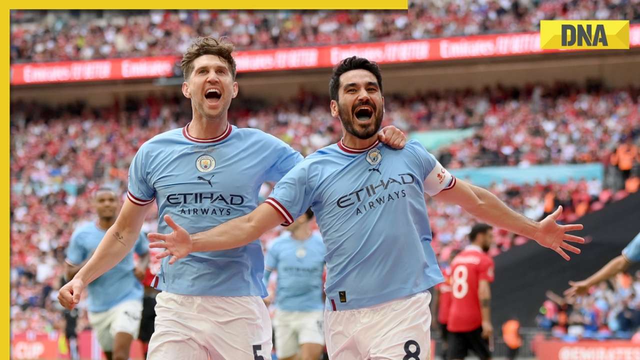 FA Cup final: Manchester City beat Manchester United 2-1 to complete second leg of treble bid