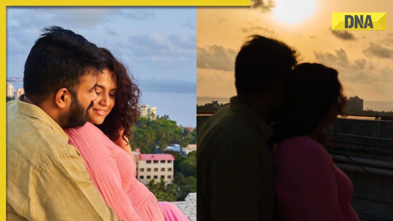 Swara Bhasker announces pregnancy, shares pic of husband Fahad Ahmad cradling baby bump
