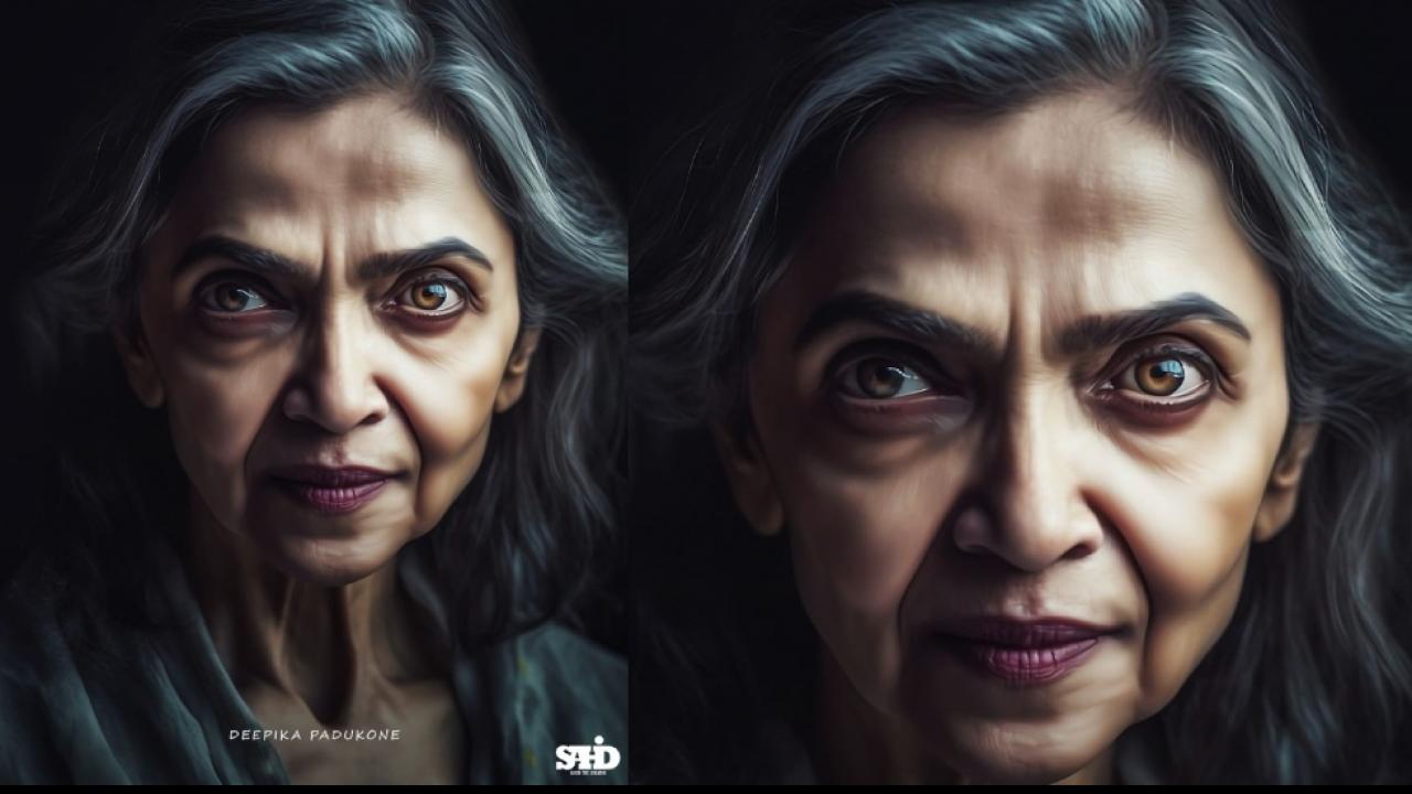 Deepika Padukone Old Age AI Generated Image