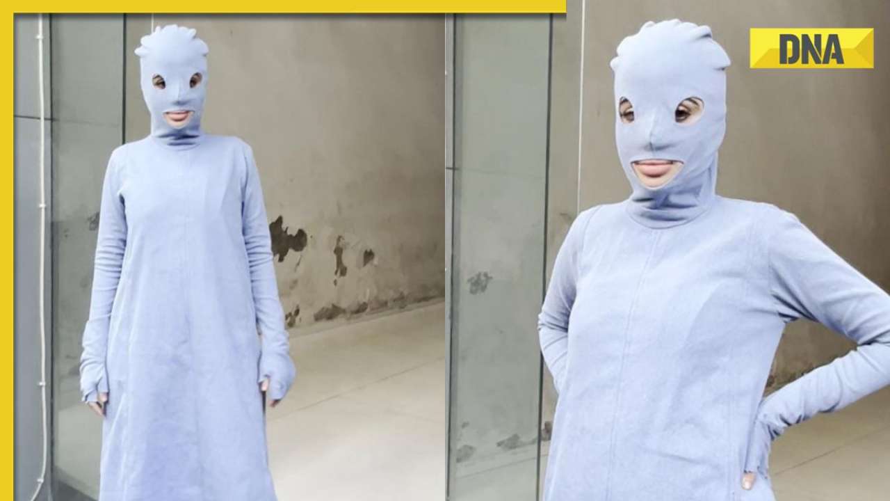Haila Jadoo': Urfi Javed covers herself head-to-toe with blue ...