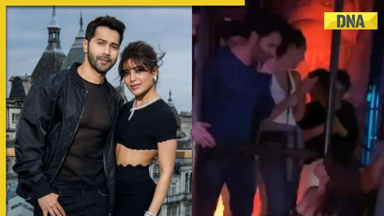 Samantha Ruth Prabhu, Varun Dhawan dance to her smash hit Oo Antava at Serbian club, video goes viral - Watch