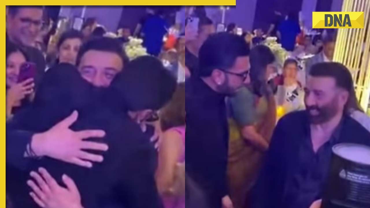 Ranveer Singh hugs Sunny Deol tightly, tells him 'records aap hi todoge'  ahead of Gadar 2 release; watch viral video