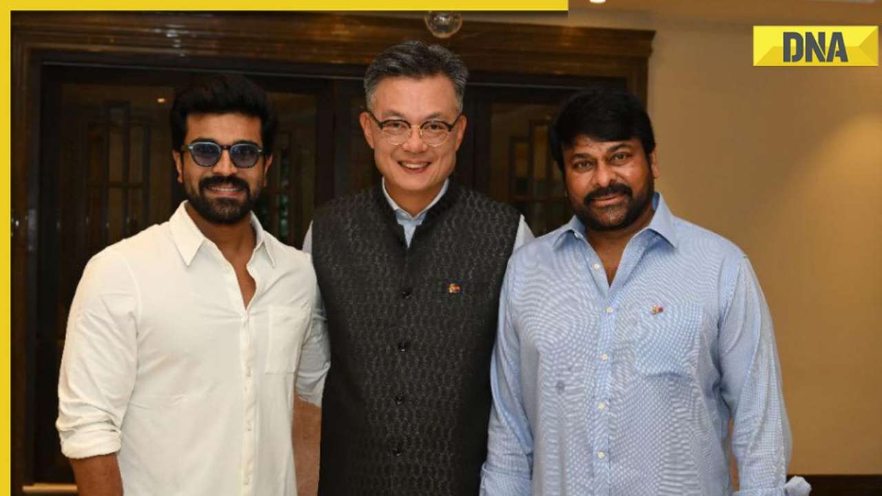 Chiranjeevi and Ram Charan turn hosts for South Korean Ambassador