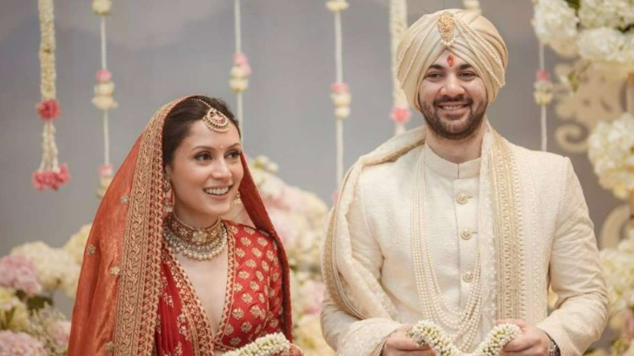 Karan Deol shares first wedding photos with Drisha Acharya, calls it ...