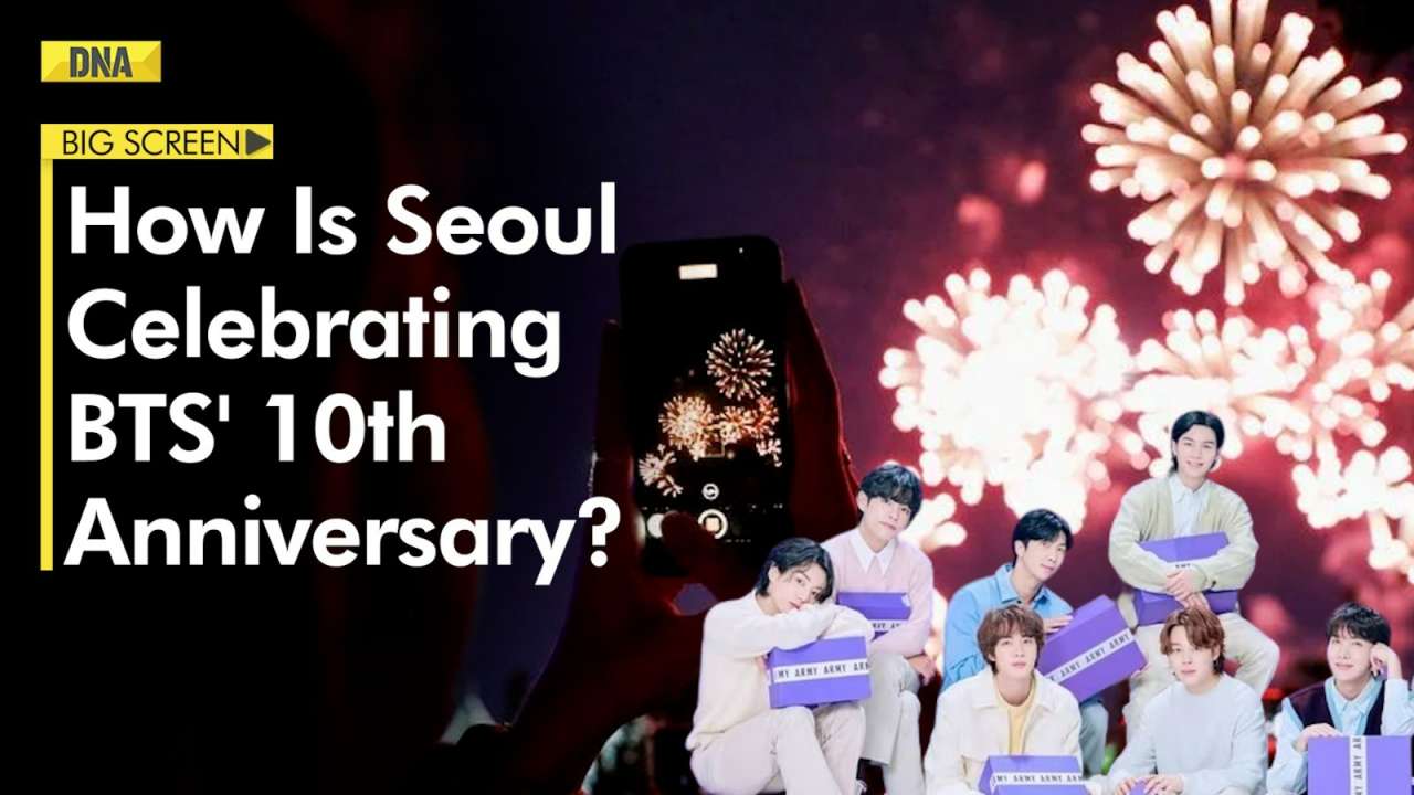 BTS 10th Anniversary: Fireworks Illuminate Seoul Sky With Jungkook's ...