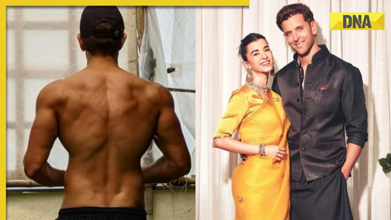 Hrithik Roshan drops shirtless photo on 'back day', girlfriend Saba Azad can't keep calm