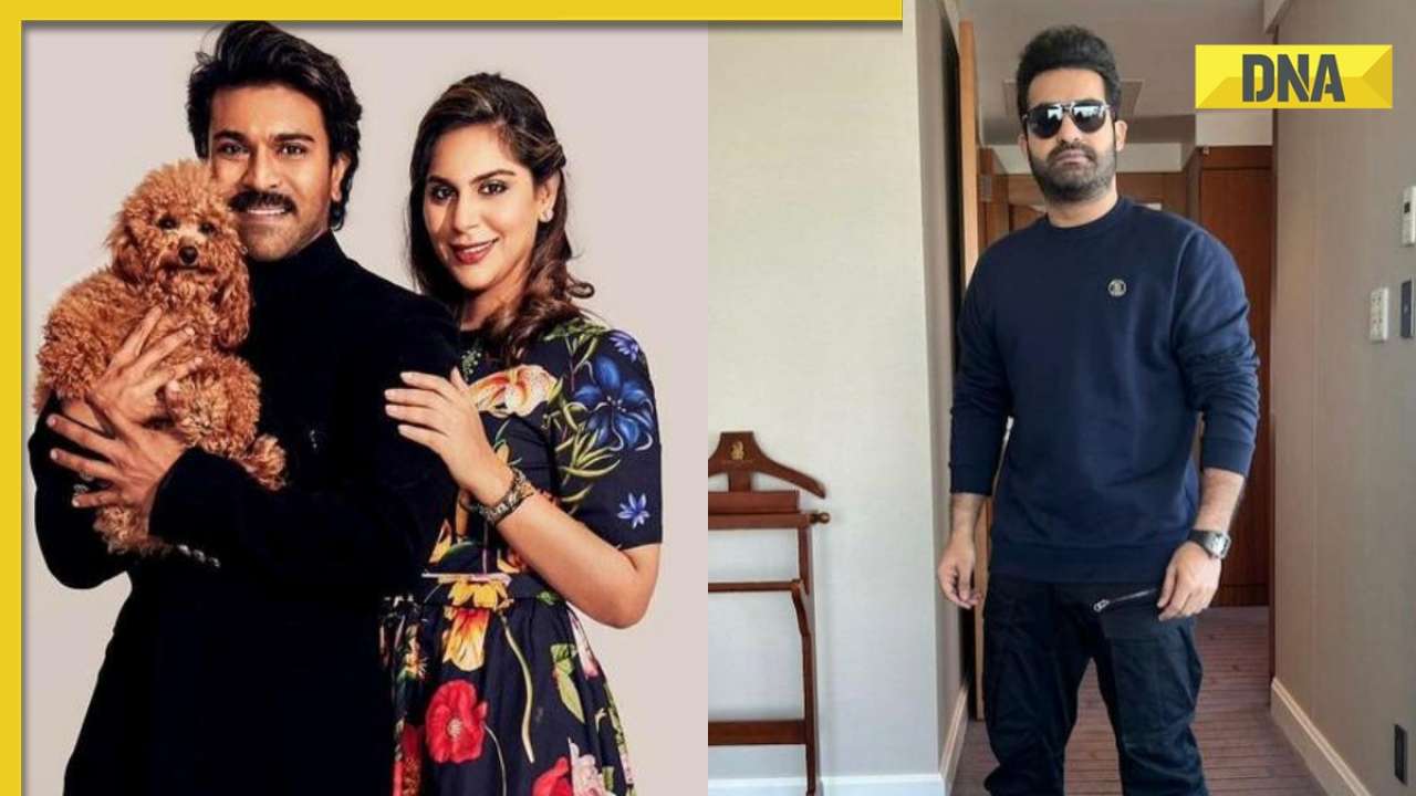 Jr NTR welcomes RRR co-star Ram Charan, wife Upasana Kamineni to 'parents club', showers blessing on their baby girl
