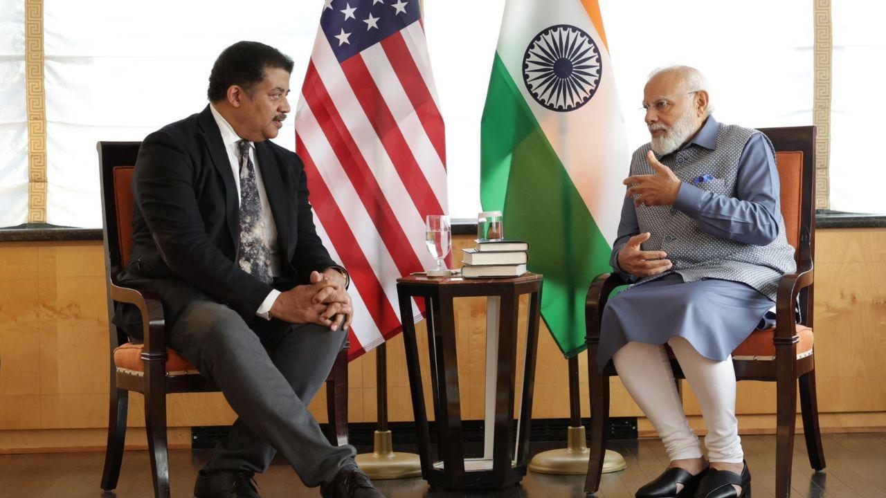 Neil deGrasse Tyson Meets PM Modi